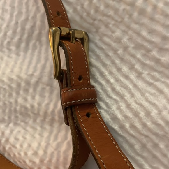 Dooney & Bourke Vintage Spectator Bag in Fir Green and Tan Leather - Picture 7 of 17
